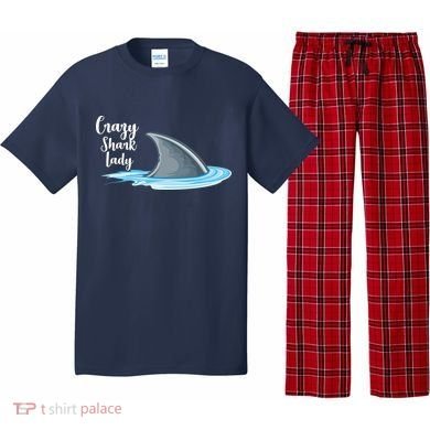 Crazy Shark Lady Pajama Set