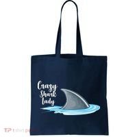 Crazy Shark Lady Tote Bag thumb 0