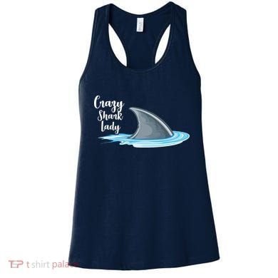 Crazy Shark Lady Women's Tank Top