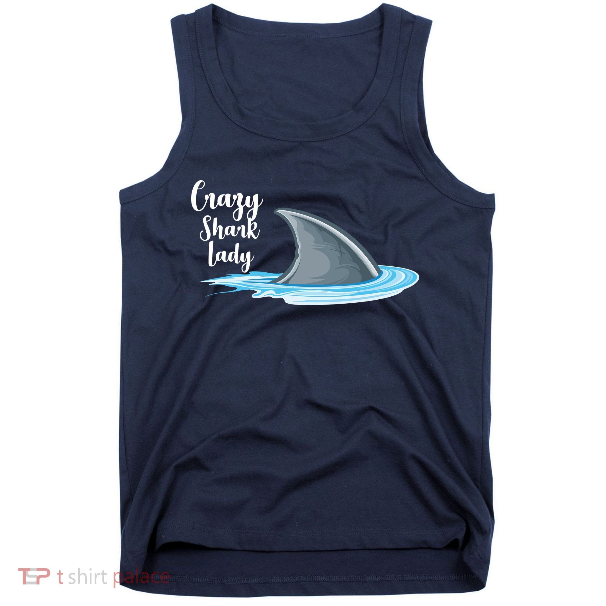 Crazy Shark Lady Tank Top