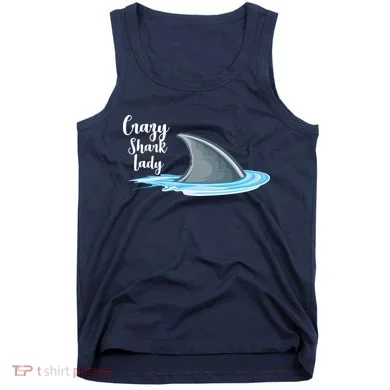 Crazy Shark Lady Tank Top
