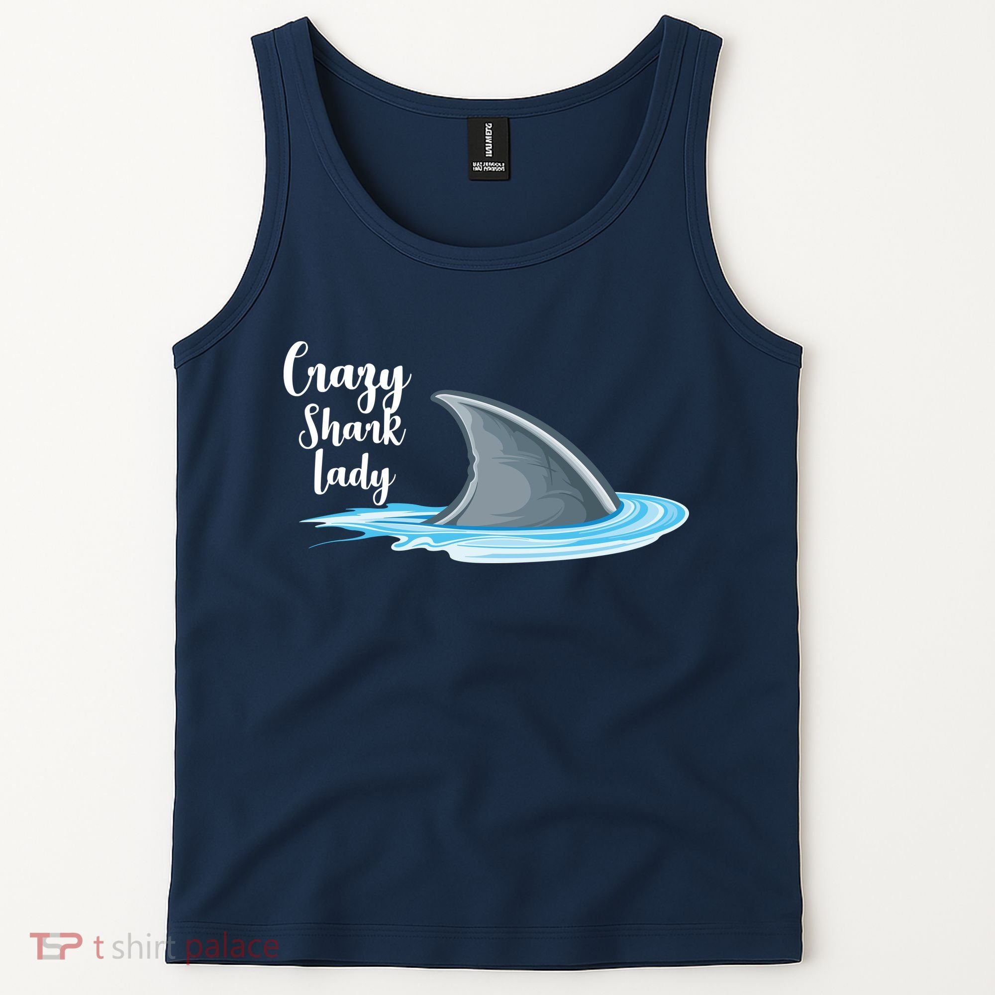 Crazy Shark Lady Tank Top