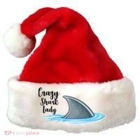 Crazy Shark Lady Santa Hat thumb 0