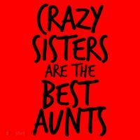 Crazy Sisters Are the Best Aunts Santa Hat thumb 1