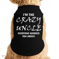 Crazy Uncle - Handle With Care Funny Doggie Tank thumb 0