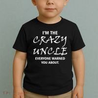Crazy Uncle - Handle With Care Funny Toddler T-Shirt thumb 2