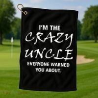 Crazy Uncle Golf Towel thumb 1