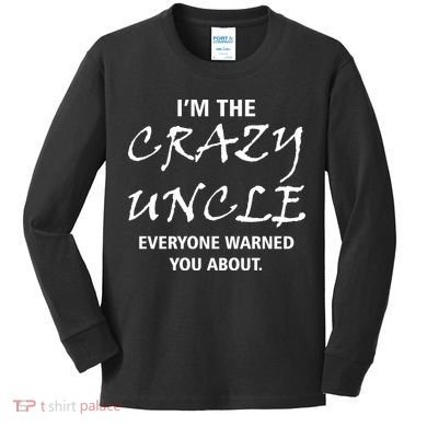 Crazy Uncle Kids Long Sleeve Shirt
