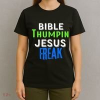 Christian Religious Bible Thumpin Jesus Freak Faith T-Shirt thumb 4