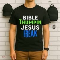 Christian Religious Bible Thumpin Jesus Freak Faith T-Shirt thumb 6
