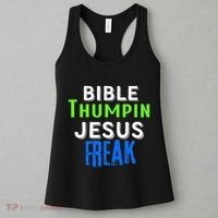 Christian Religious Bible Thumpin Jesus Freak Faith Women's Tank Top thumb 3