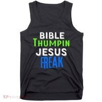Christian Religious Bible Thumpin Jesus Freak Faith Tank Top thumb 0