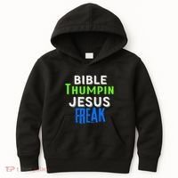 Christian Religious Bible Thumpin Jesus Freak Faith Kids Hoodie thumb 0