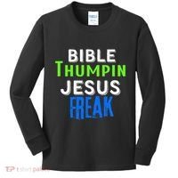 Christian Religious Bible Thumpin Jesus Freak Faith Kids Long Sleeve Shirt thumb 0