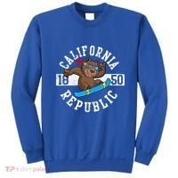 California Republic Bear Snowboarder Snowboarding Snowboard Cute Gift Sweatshirt thumb 0