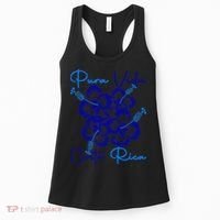Costa Rica Beach Pura Vida Tropical Flower Family Vacation Women's Tank Top thumb 0
