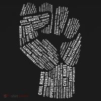 Civil Rights Black Power Fist March For Justice Long Sleeve Shirt thumb 2