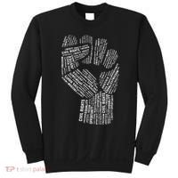 Civil Rights Black Power Fist March For Justice Sweatshirt thumb 0