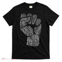 Civil Rights Black Power Fist March For Justice T-Shirt thumb 0
