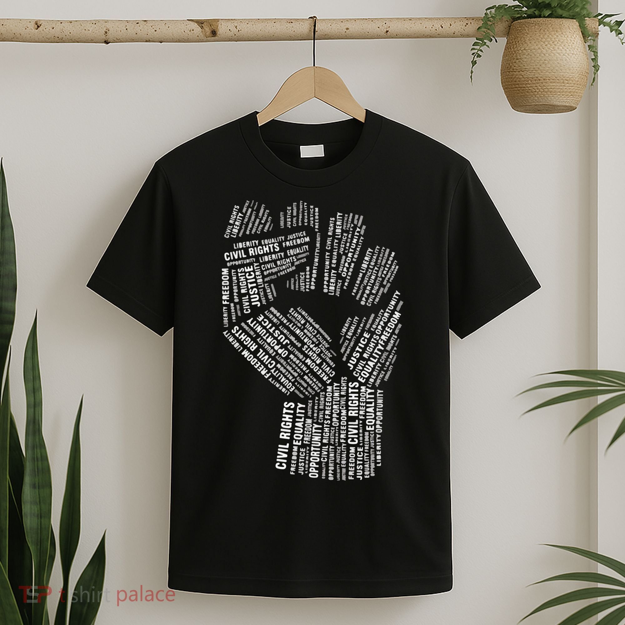 Civil Rights Black Power Fist March For Justice T-Shirt