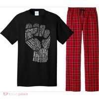 Civil Rights Black Power Fist March For Justice Pajama Set thumb 0
