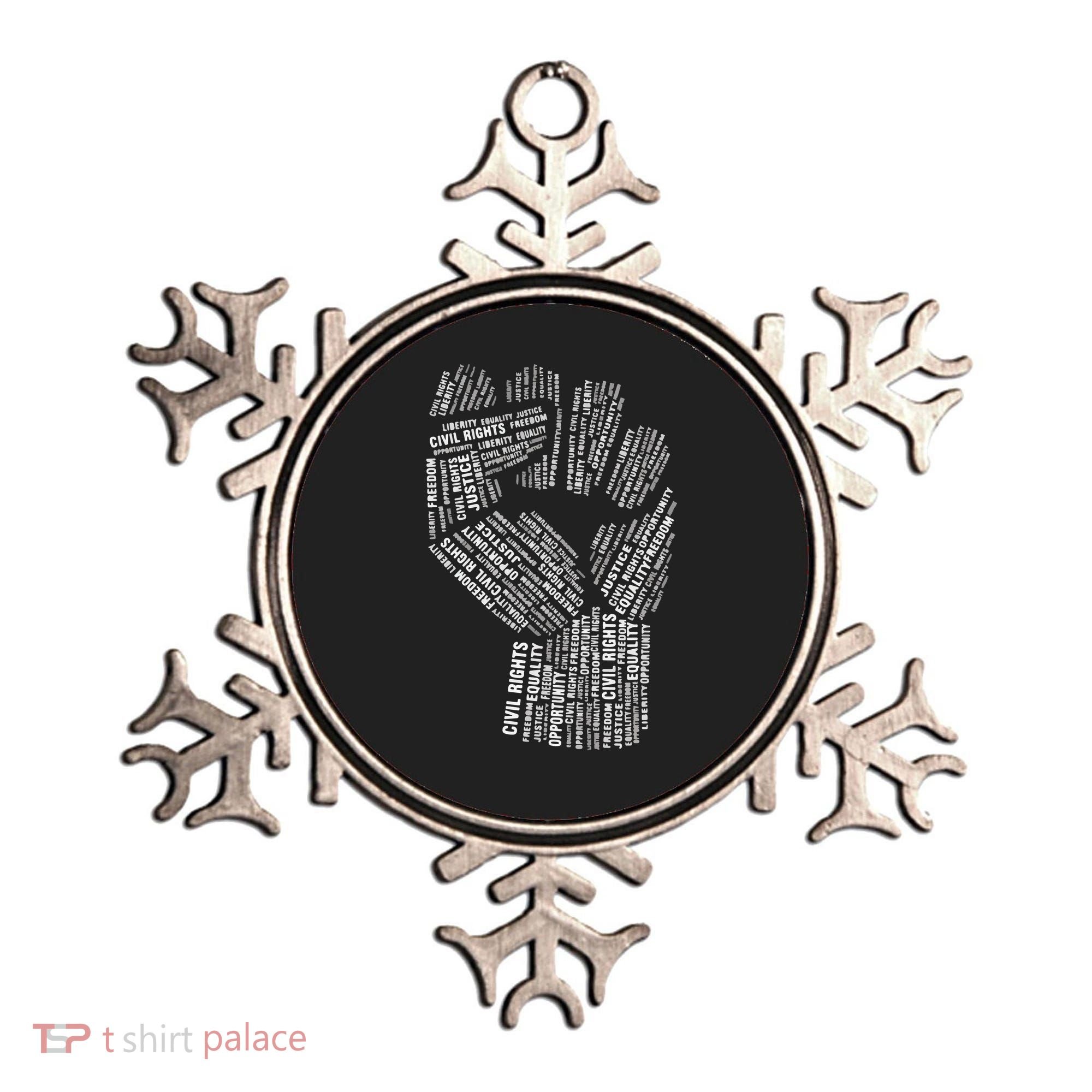 Civil Rights Black Power Fist March For Justice Ornament
