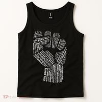 Civil Rights Black Power Fist March For Justice Tank Top thumb 2