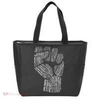 Civil Rights Black Power Fist March For Justice Tote Bag thumb 0