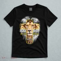 Christian Religious Bible Verse Sayings Lion Fear Scripture T-Shirt thumb 5