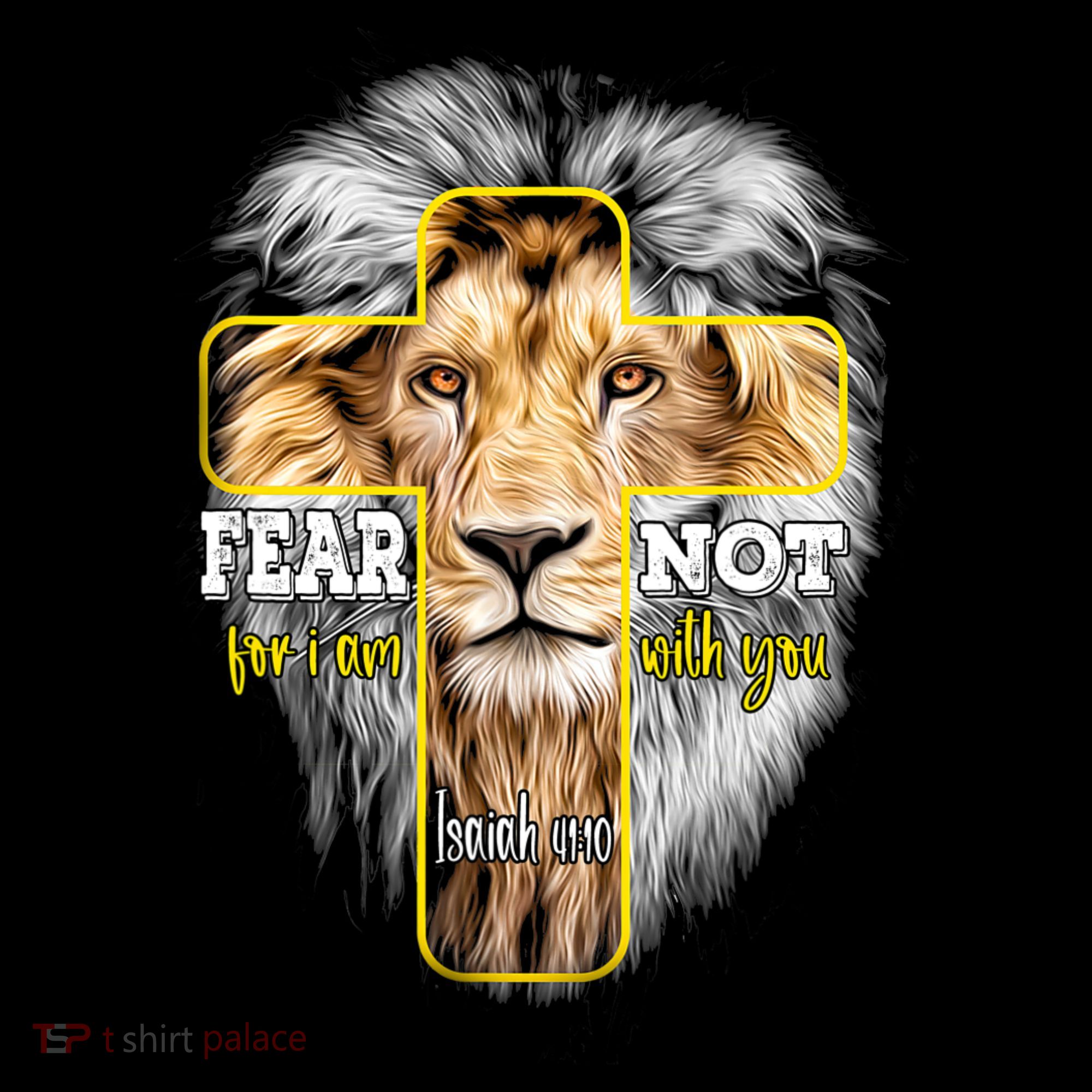 Christian Religious Bible Verse Sayings Lion Fear Scripture Women's Hoodie
