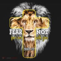 Christian Religious Bible Verse Sayings Lion Fear Scripture Ornament thumb 1