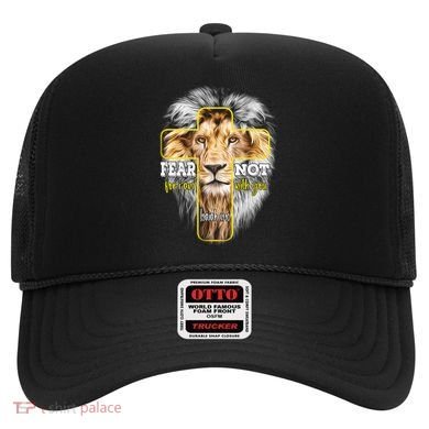 Christian Religious Bible Verse Sayings Lion Fear Scripture Hat