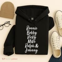 Cool Ronnie Bobby Ricky Mike Ralph And Johnny Hoodie thumb 4