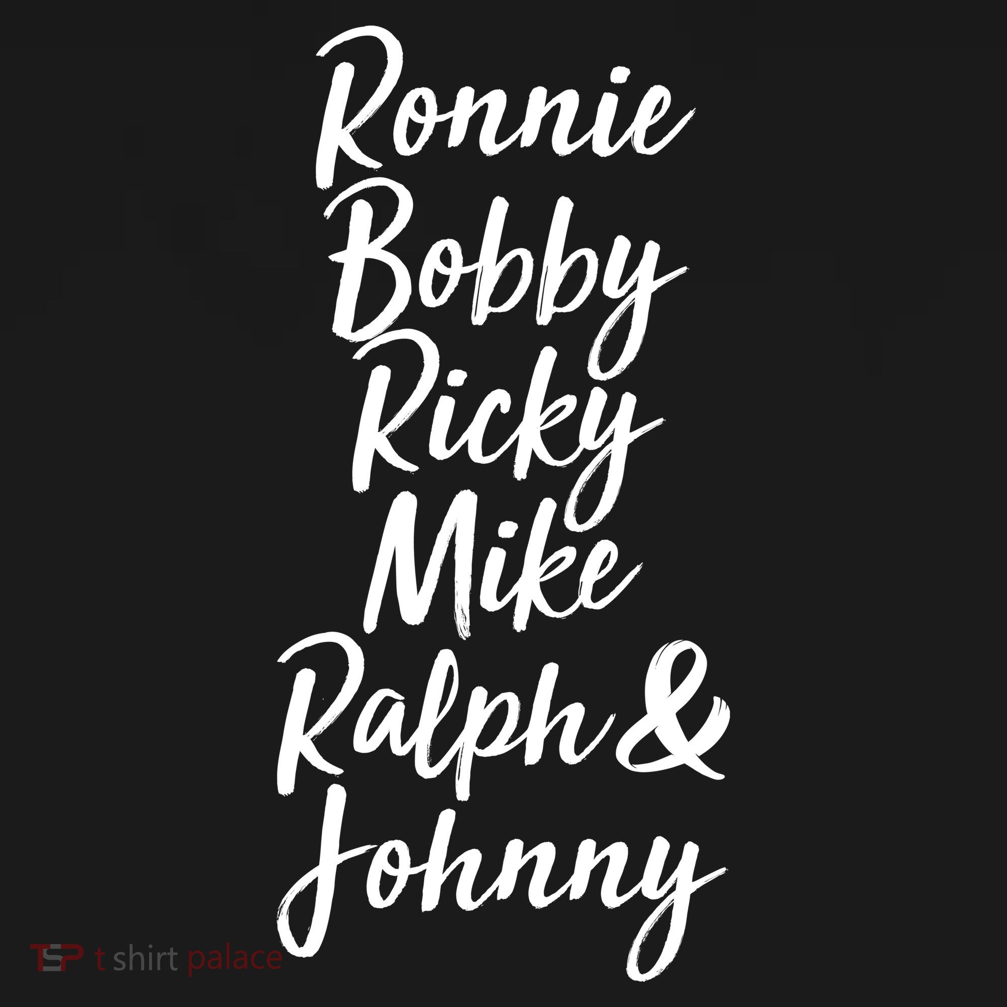 Cool Ronnie Bobby Ricky Mike Ralph And Johnny Long Sleeve Shirt
