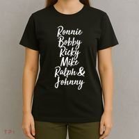 Cool Ronnie Bobby Ricky Mike Ralph And Johnny T-Shirt thumb 4