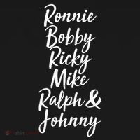Cool Ronnie Bobby Ricky Mike Ralph And Johnny Women's Hoodie thumb 2