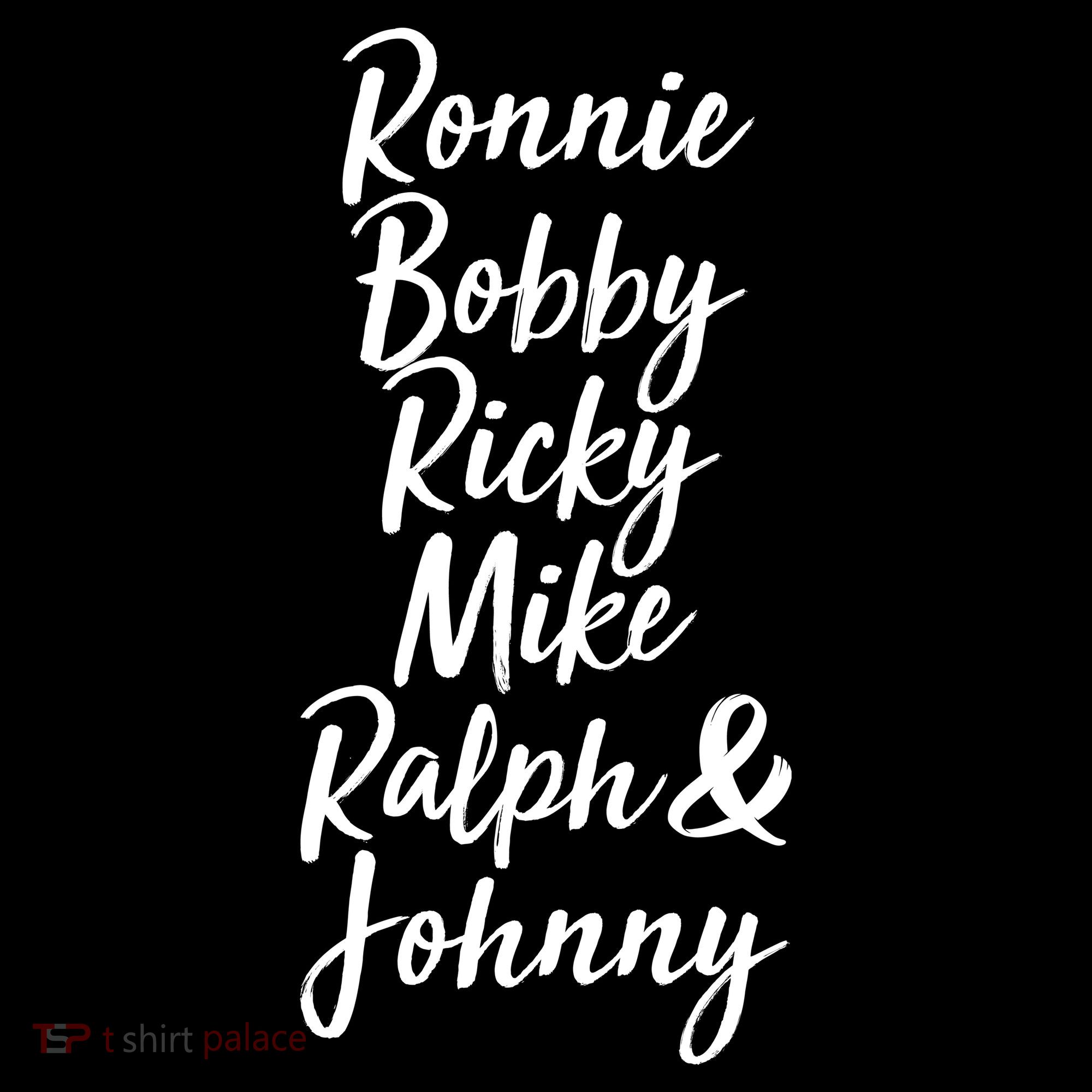 Cool Ronnie Bobby Ricky Mike Ralph And Johnny Women's Hoodie