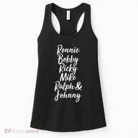 Cool Ronnie Bobby Ricky Mike Ralph And Johnny Women's Tank Top thumb 0