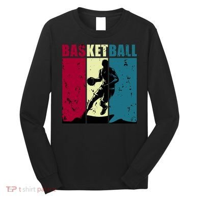 Classic Retro Basketball Long Sleeve Shirt