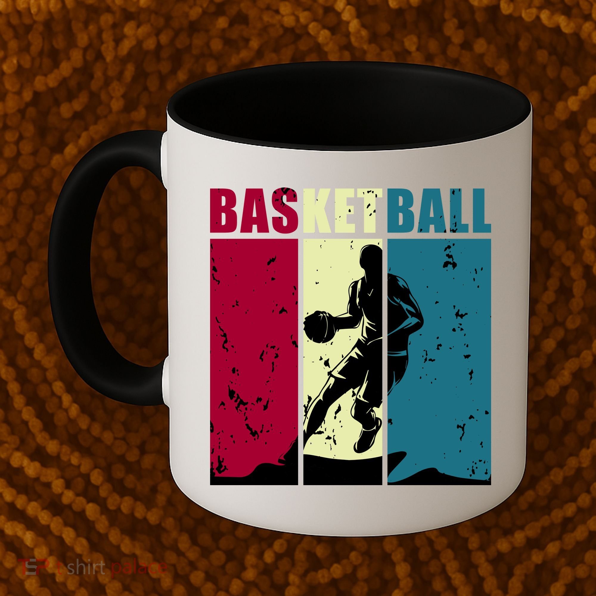 Classic Retro Basketball Coffee Mug
