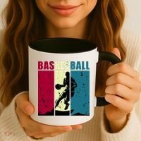 Classic Retro Basketball Coffee Mug thumb 3