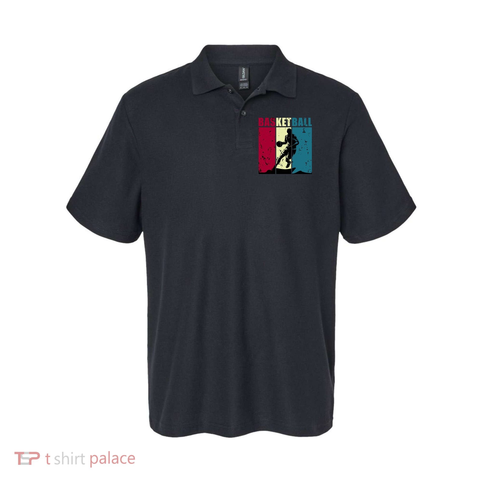 Classic Retro Basketball Polo
