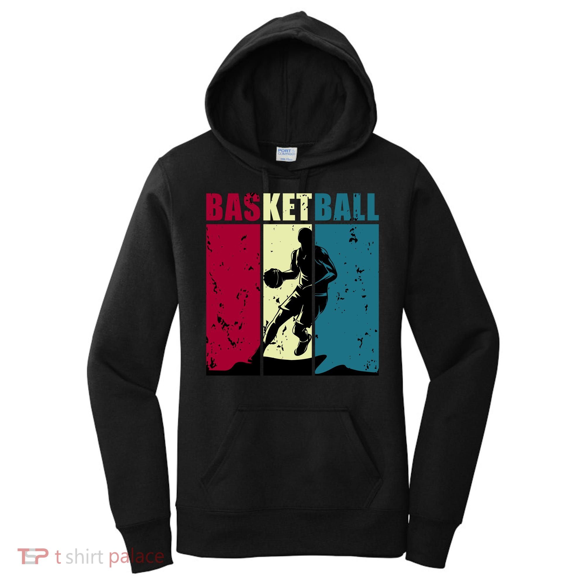 Classic Retro Basketball Women's Hoodie