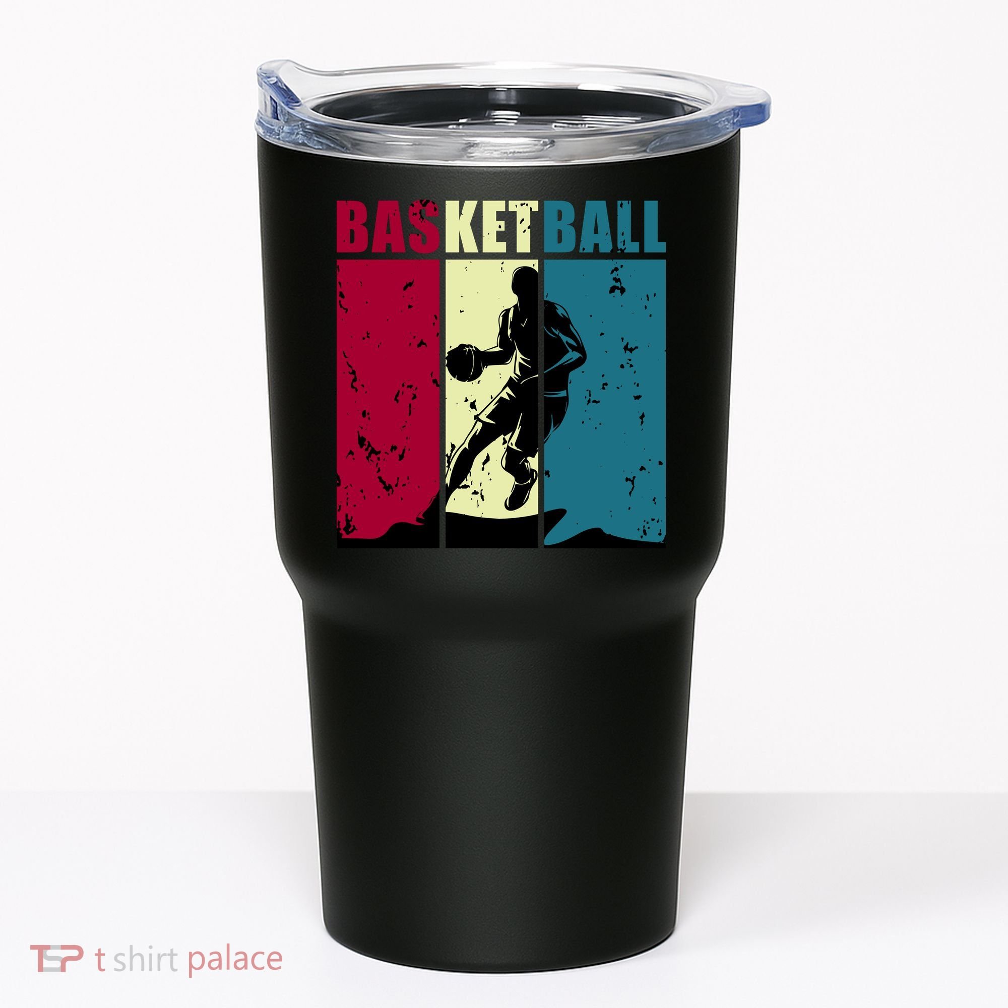 Classic Retro Basketball Tumbler