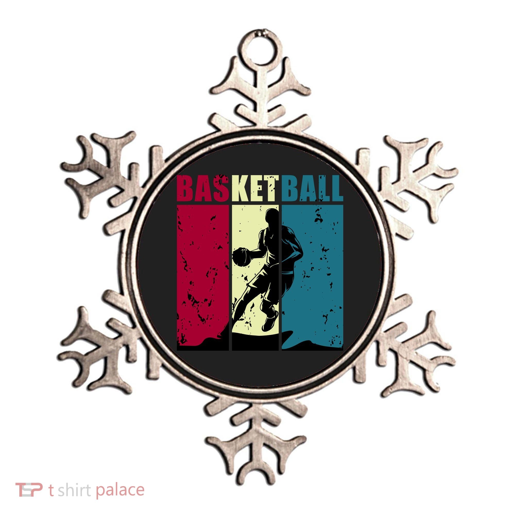 Classic Retro Basketball Ornament