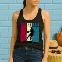 Classic Retro Basketball Women's Tank Top thumb 2