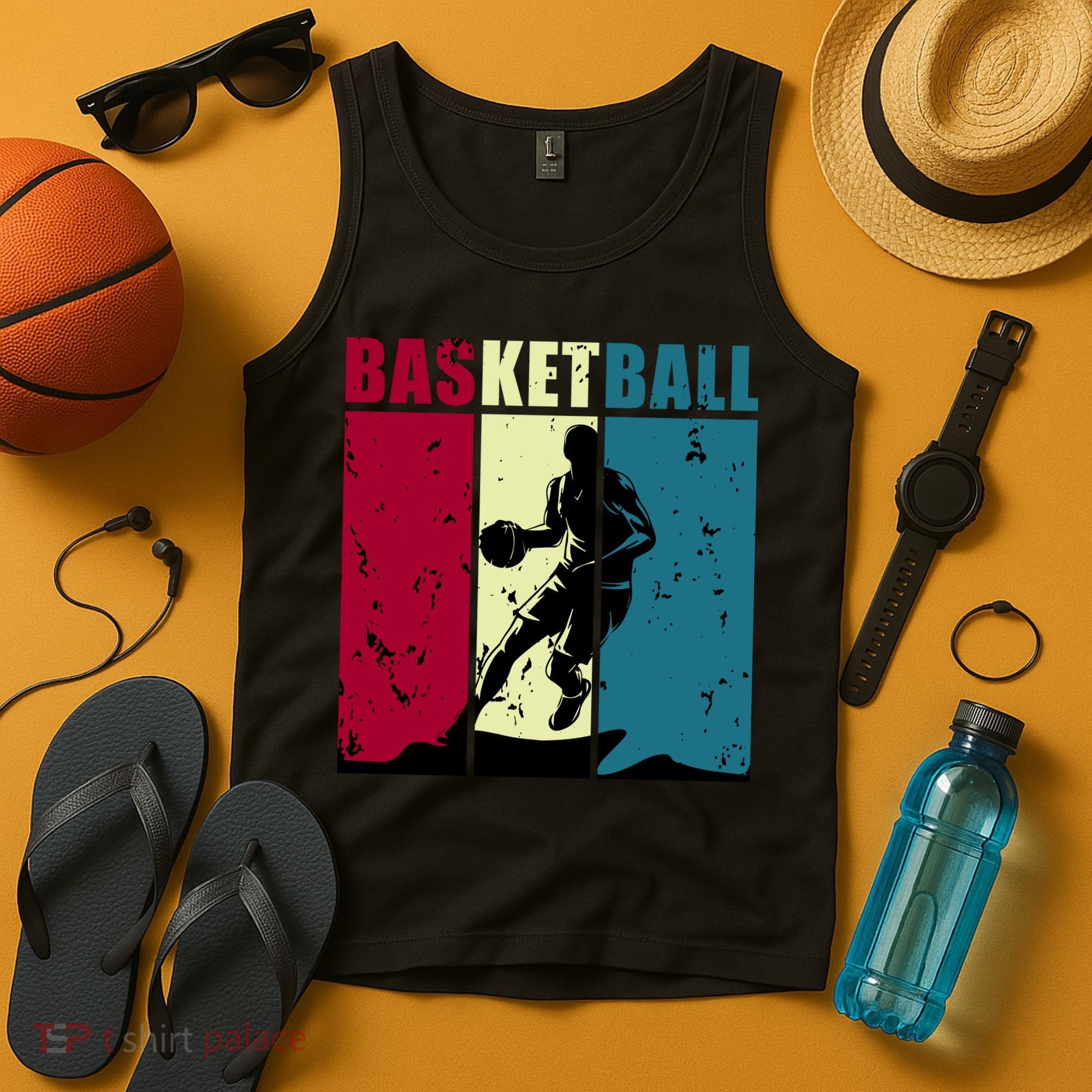 Classic Retro Basketball Tank Top