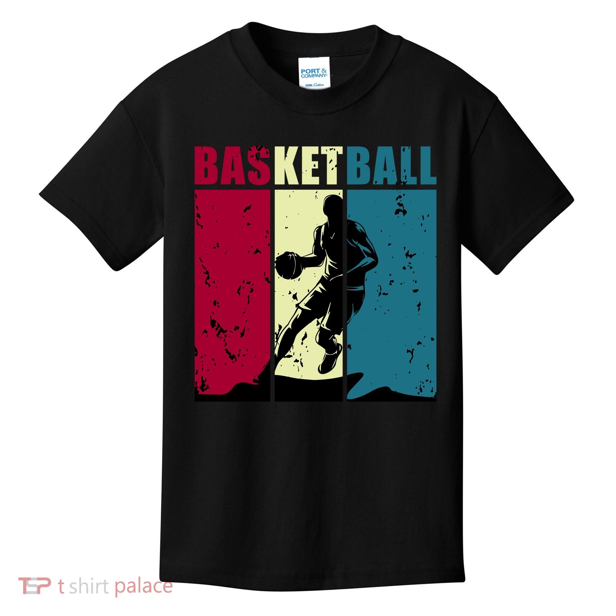 Classic Retro Basketball Kids T-Shirt