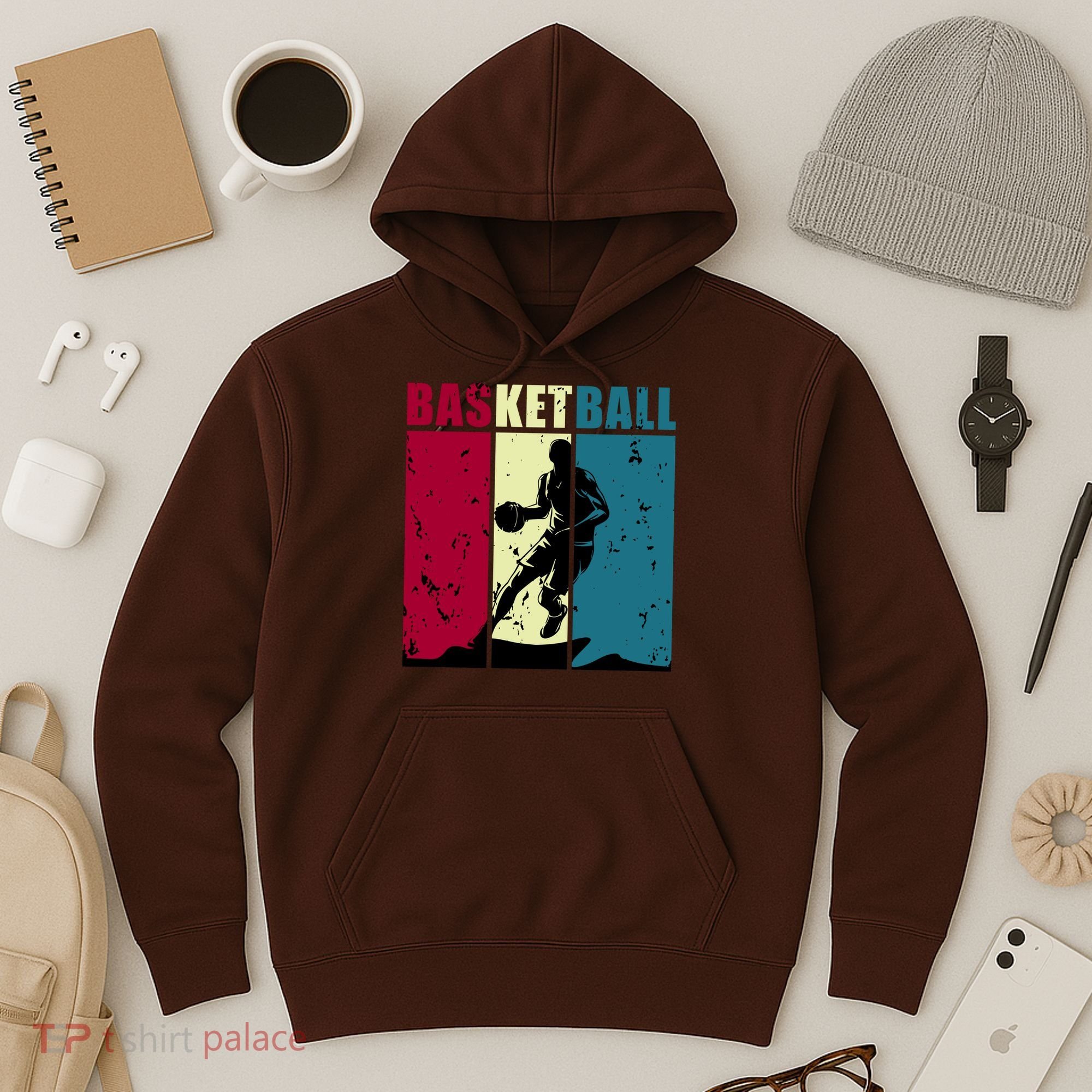 Classic Retro Basketball Hoodie