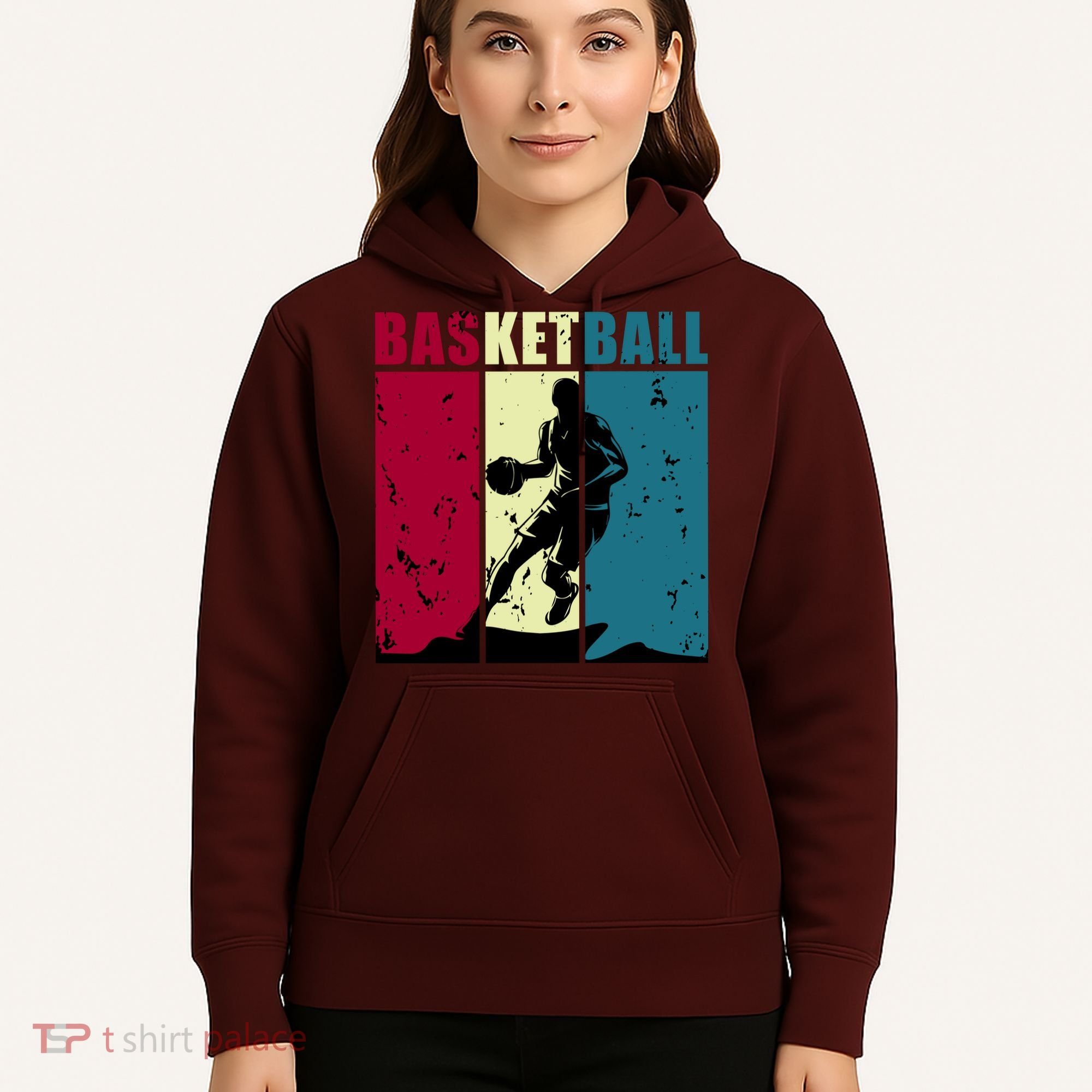 Classic Retro Basketball Hoodie